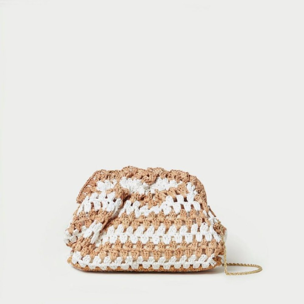 Loeffler Randall Willa Natural/Cream Mini Pouch